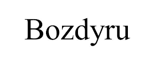 BOZDYRU