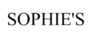 SOPHIE'S