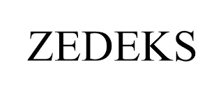 ZEDEKS