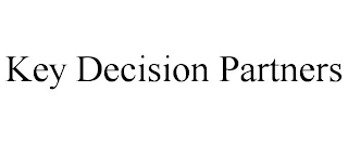 KEY DECISION PARTNERS