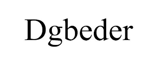 DGBEDER