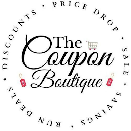 THE COUPON BOUTIQUE DISCOUNTS PRICE DROP SALE SAVINGS RUN DEALS