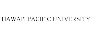 HAWAI'I PACIFIC UNIVERSITY