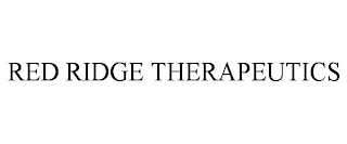 RED RIDGE THERAPEUTICS