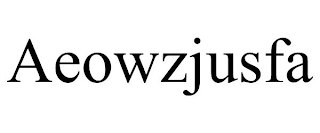 AEOWZJUSFA