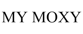MY MOXY