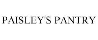 PAISLEY'S PANTRY