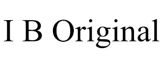 I B ORIGINAL