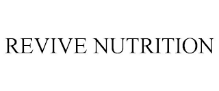 REVIVE NUTRITION
