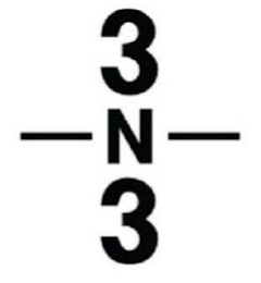 3 N 3