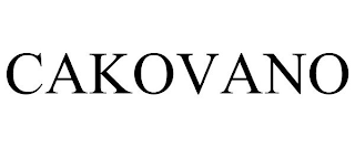 CAKOVANO