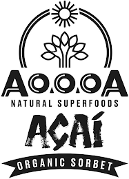 AOOOA NATURAL SUPERFOODS AÇAÍ ORGANIC SORBET