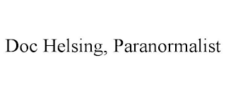 DOC HELSING, PARANORMALIST