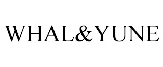 WHAL&YUNE