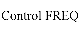 CONTROL FREQ