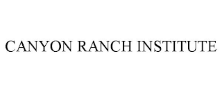 CANYON RANCH INSTITUTE