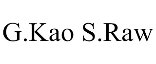 G.KAO S.RAW
