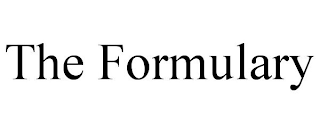 THE FORMULARY