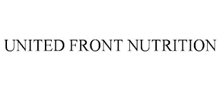 UNITED FRONT NUTRITION