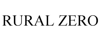 RURAL ZERO