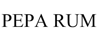 PEPA RUM