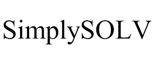 SIMPLYSOLV