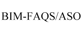 BIM-FAQS/ASO