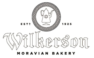 WILKERSON MORAVIAN BAKERY ESTD 1925