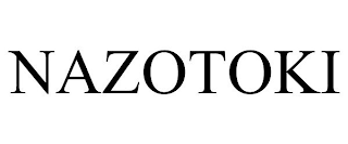 NAZOTOKI