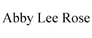ABBY LEE ROSE