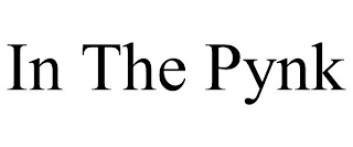 IN THE PYNK