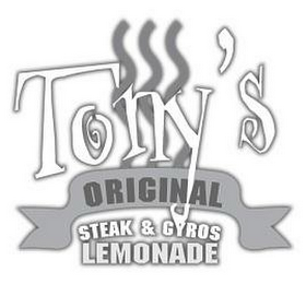 TONY'S ORIGINAL STEAK & GYROS LEMONADE