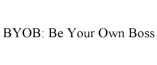 BYOB: BE YOUR OWN BOSS