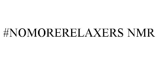 #NOMORERELAXERS NMR