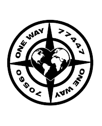 ONE WAY 77447 ONE WAY 70560