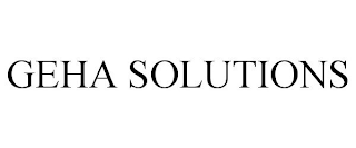 GEHA SOLUTIONS