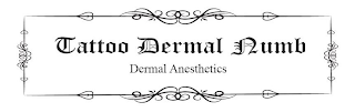 TATTOO DERMAL NUMB DERMAL ANESTHETICS