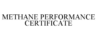 METHANE PERFORMANCE CERTIFICATE