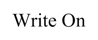 WRITE ON