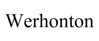 WERHONTON