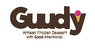 GUUDY ARTISAN FROZEN DESSERT WITH GOOD INTENTIONS!