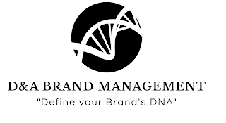 D&A BRAND MANAGEMENT "DEFINE YOUR BRAND'S DNA"