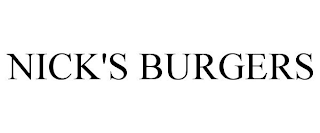 NICK'S BURGERS