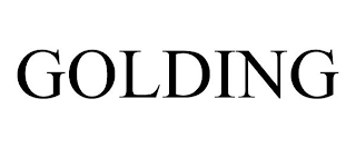 GOLDING