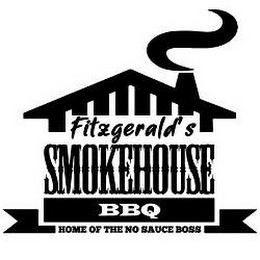 FITZGERALD'S SMOKEHOUSE BBQ HOME OF THE NO SAUCE BOSS