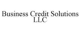 BUSINESS CREDIT SOLUTIONS LLC