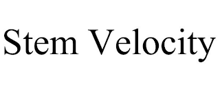 STEM VELOCITY