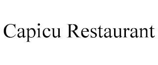 CAPICU RESTAURANT