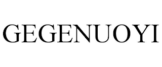 GEGENUOYI