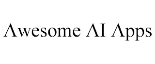 AWESOME AI APPS